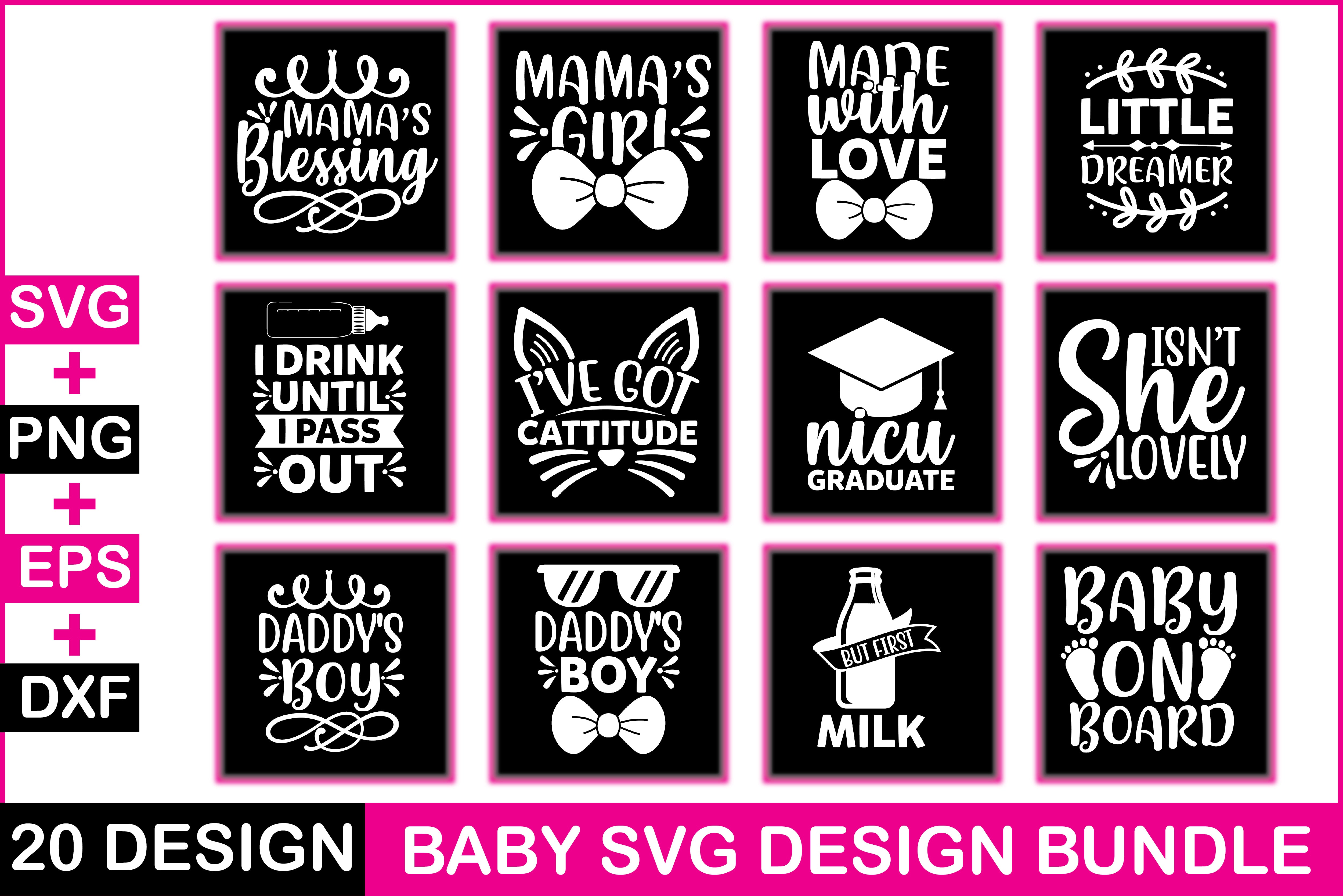 Baby 20 SVG Bundle - CraftNest - Digital Crafting and Art