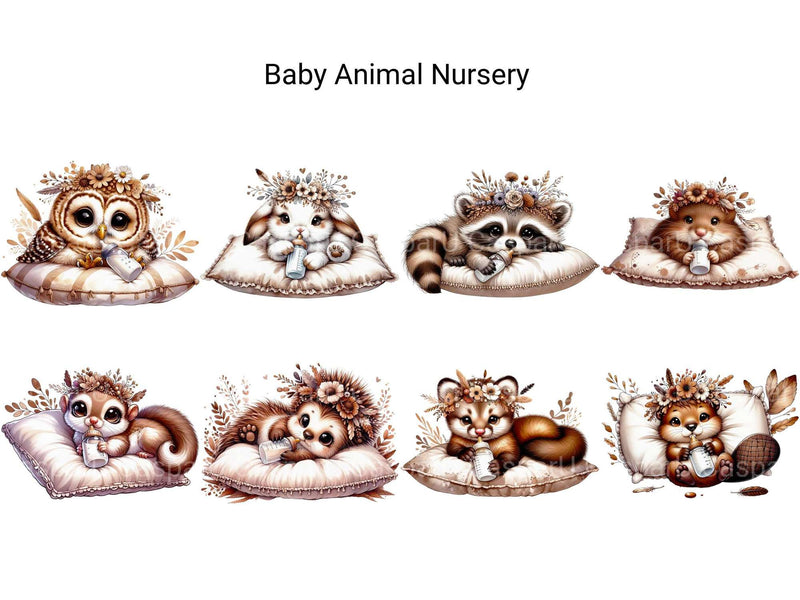 Baby Animal Nursery - CraftNest - Digital Crafting and Art