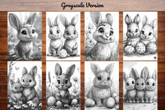 Easter Bunnies Coloring Books - CraftNest