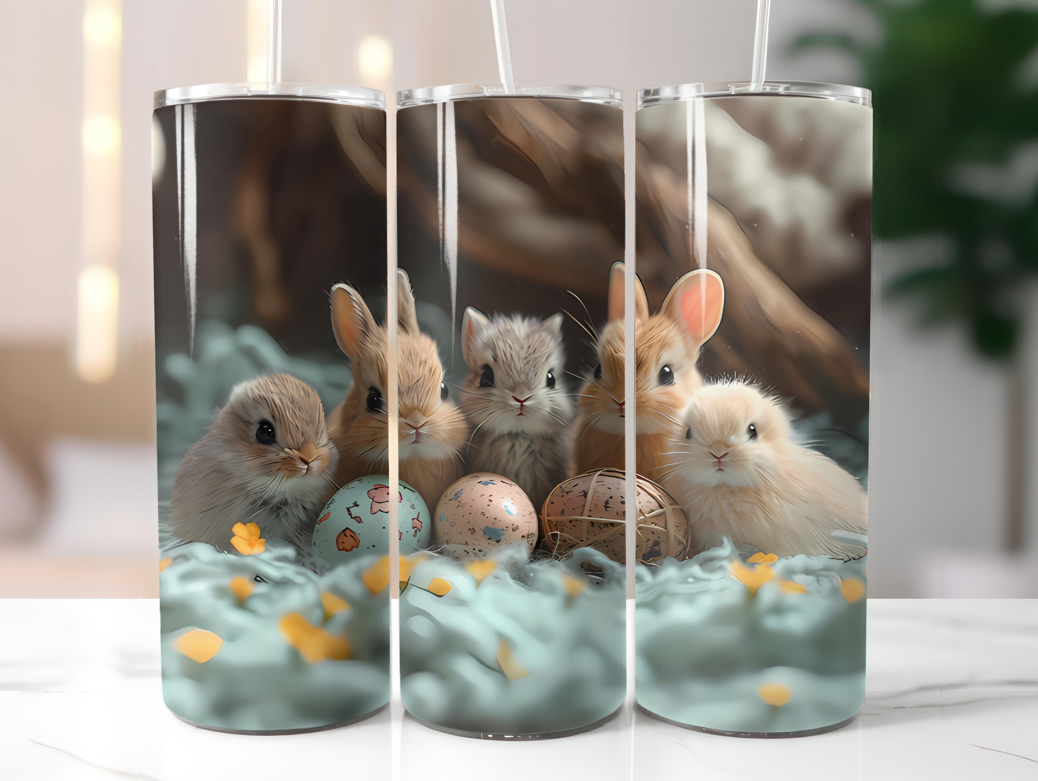 Easter Bunnies 3 Tumbler Wrap - CraftNest