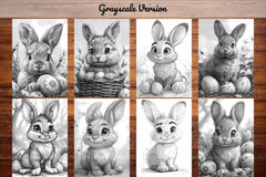 Easter Bunnies Coloring Books - CraftNest