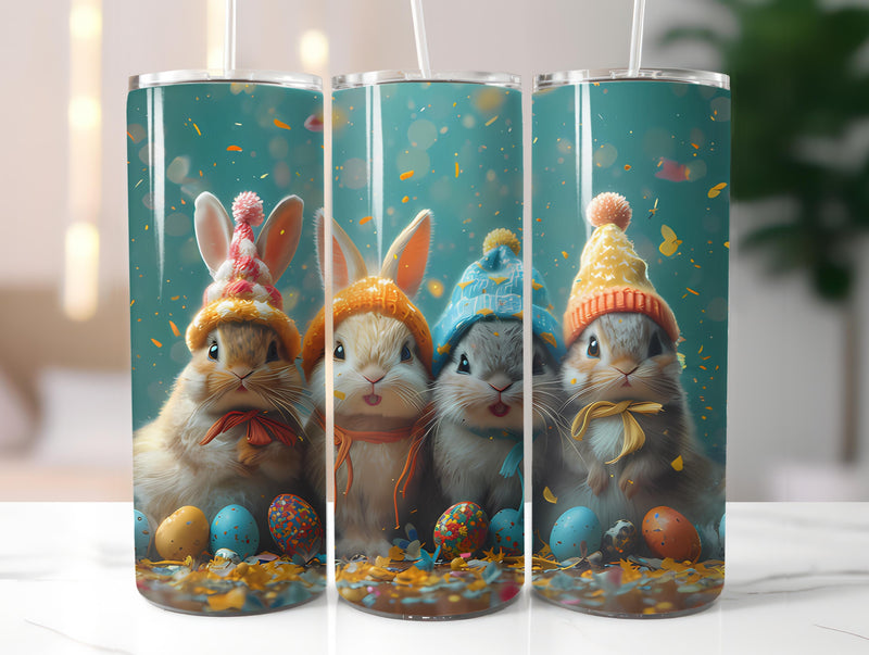 Easter Bunnies 4 Tumbler Wrap - CraftNest