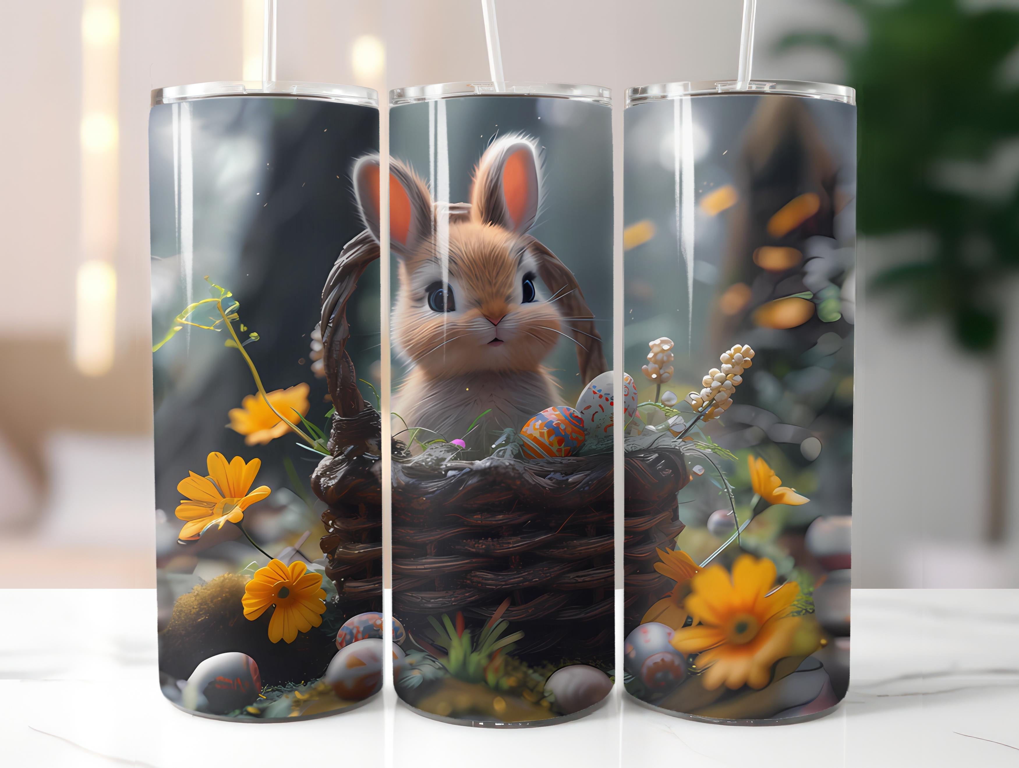 Easter Bunnies 3 Tumbler Wrap - CraftNest