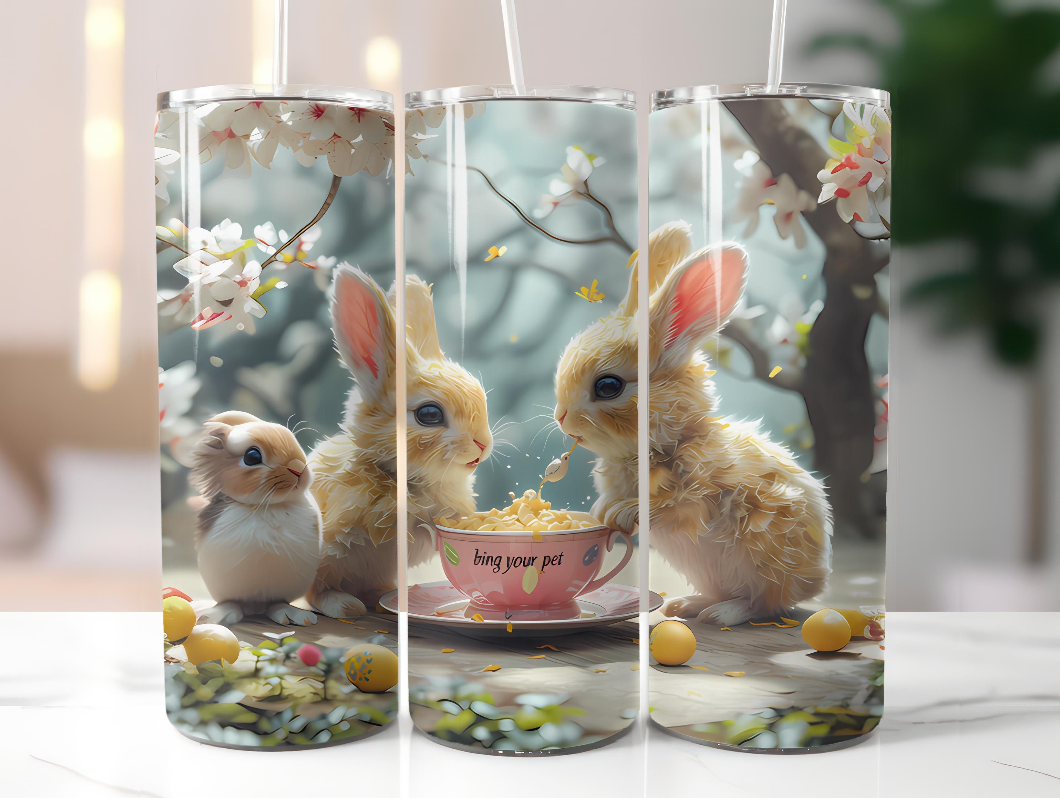 Easter Bunnies 2 Tumbler Wrap - CraftNest