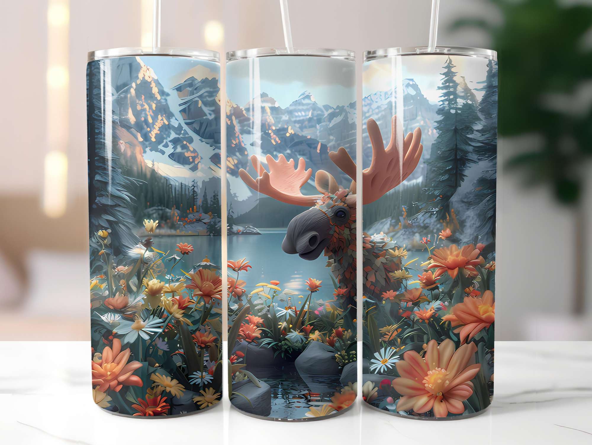 Baby Animals Summer 3 Tumbler Wrap - CraftNest - Digital Crafting and Art