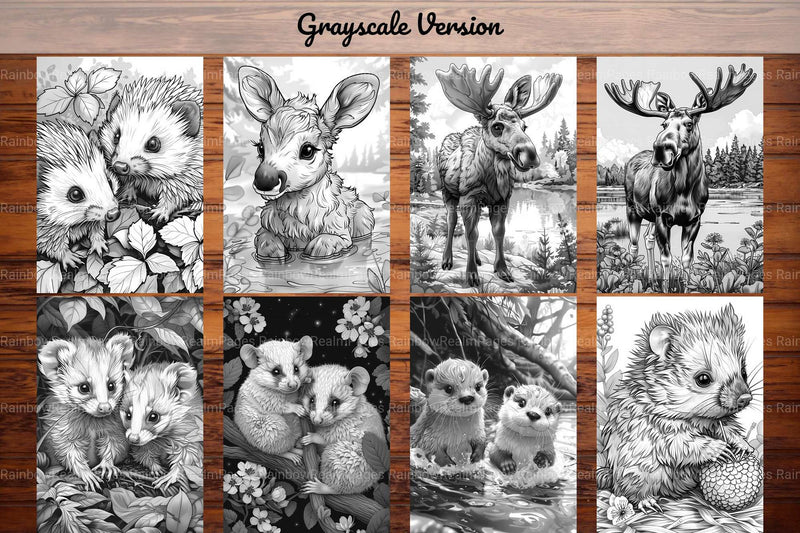 Baby Animals Summer Coloring Books - CraftNest - Digital Crafting and Art