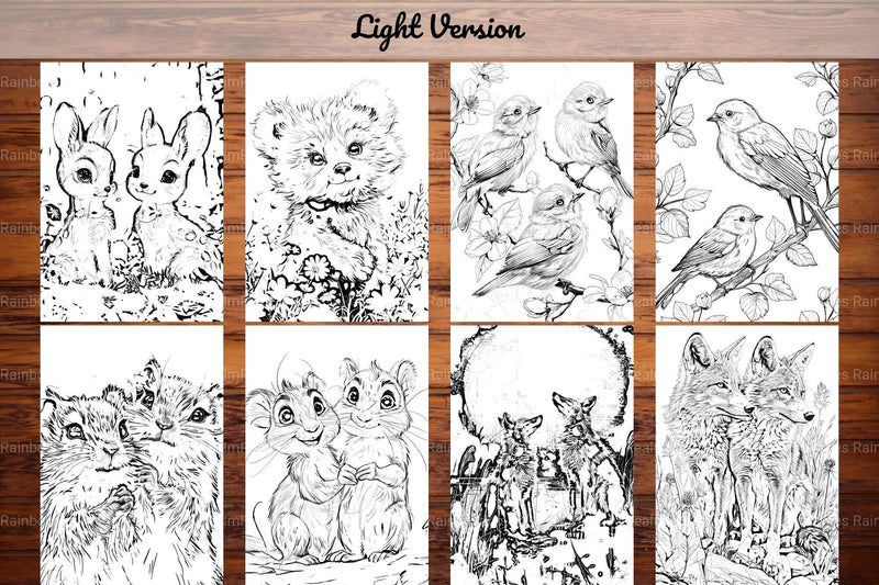 Baby Animals Summer Coloring Books - CraftNest - Digital Crafting and Art