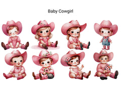 Baby Cowgirl - CraftNest - Digital Crafting and Art