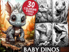 Baby Dinos Malbücher