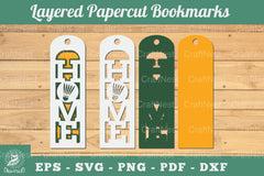 Badminton Ball Home 3D Papercut Bookmarks Bundle - CraftNest - Digital Crafting and Art