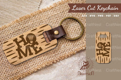 Badminton Ball Home Laser Cut Keychain Clipart Bundle - CraftNest - Digital Crafting and Art