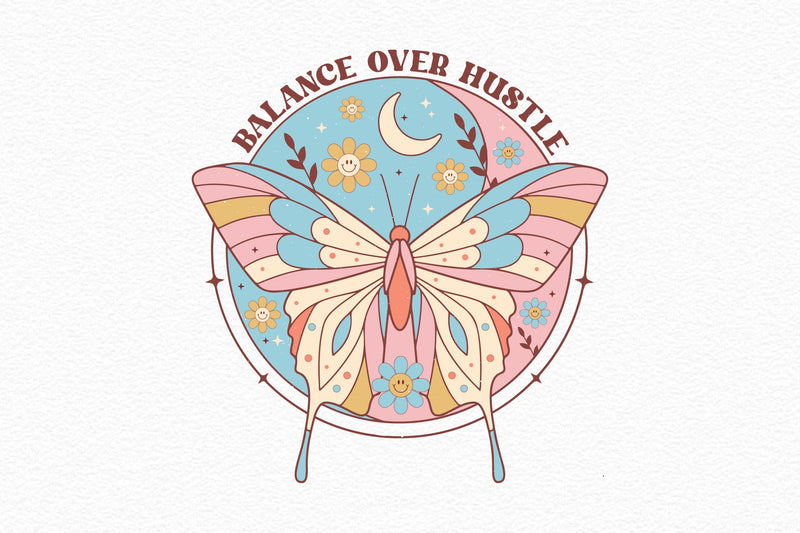 Balance Over Hustle SVG Bundle - CraftNest - Digital Crafting and Art