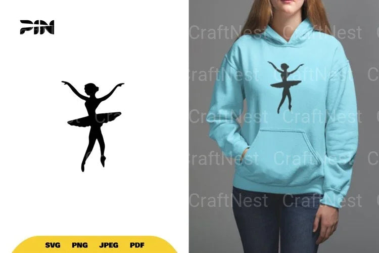 Ballerina Silhouette SVG Bundle - CraftNest - Digital Crafting and Art
