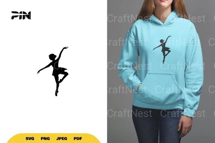 Ballerina Silhouette SVG Bundle - CraftNest - Digital Crafting and Art