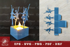Ballet Dancer Papercut Lantern Clipart Bundle - CraftNest - Digital Crafting and Art