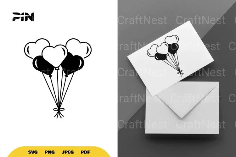 Balloons Party SVG Bundle - CraftNest - Digital Crafting and Art