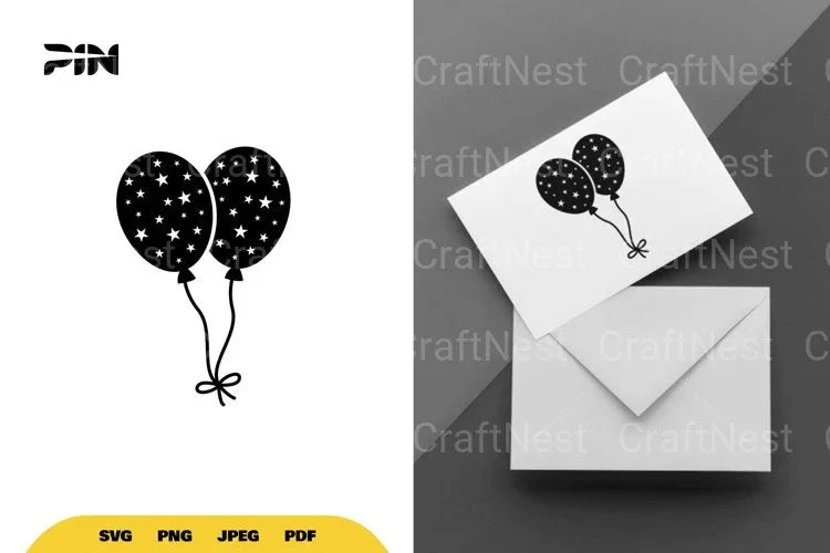 Balloons Party SVG Bundle - CraftNest - Digital Crafting and Art