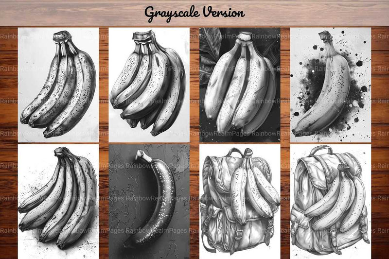 Banana Coloring Books - CraftNest - Digital Crafting and Art