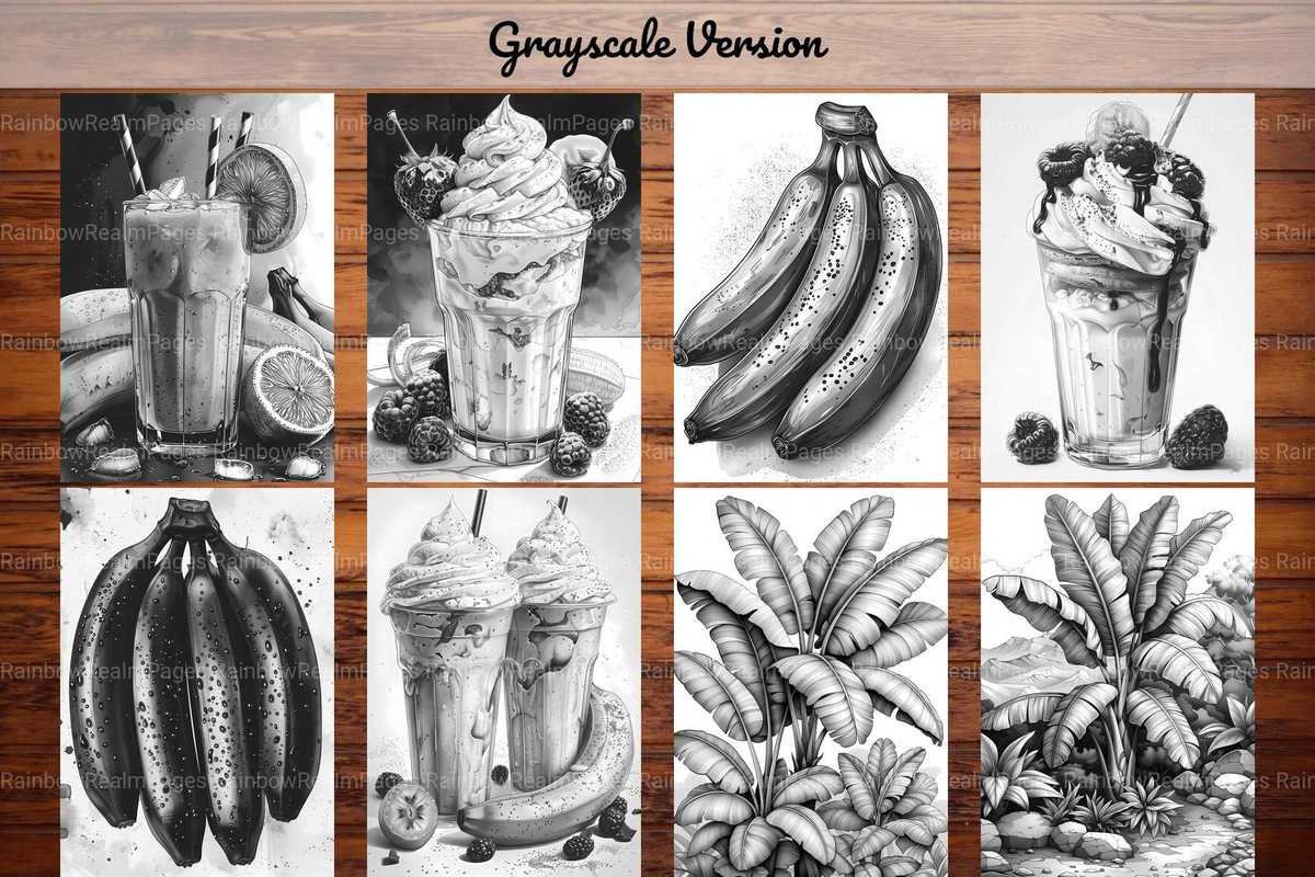 Banana Coloring Books - CraftNest - Digital Crafting and Art