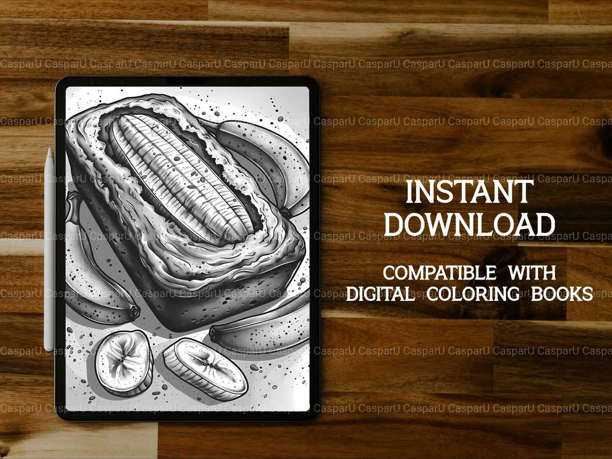 Banana Coloring Books - CraftNest - Digital Crafting and Art