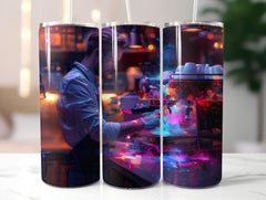 Barista Profession 2 Tumbler Wrap - CraftNest - Digital Crafting and Art