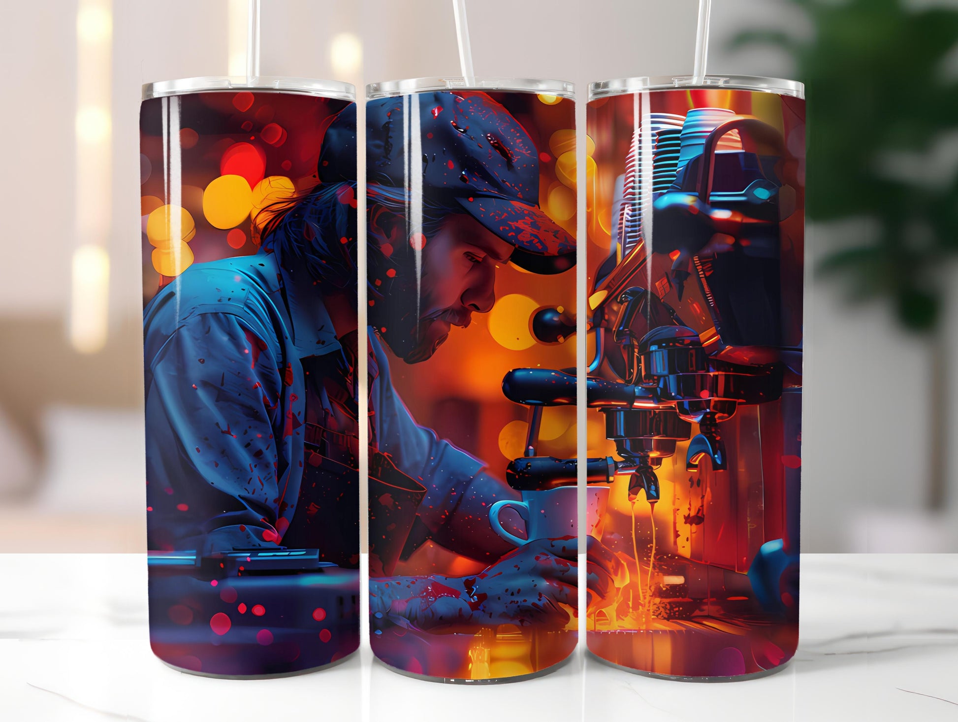 Barista Profession 2 Tumbler Wrap - CraftNest - Digital Crafting and Art