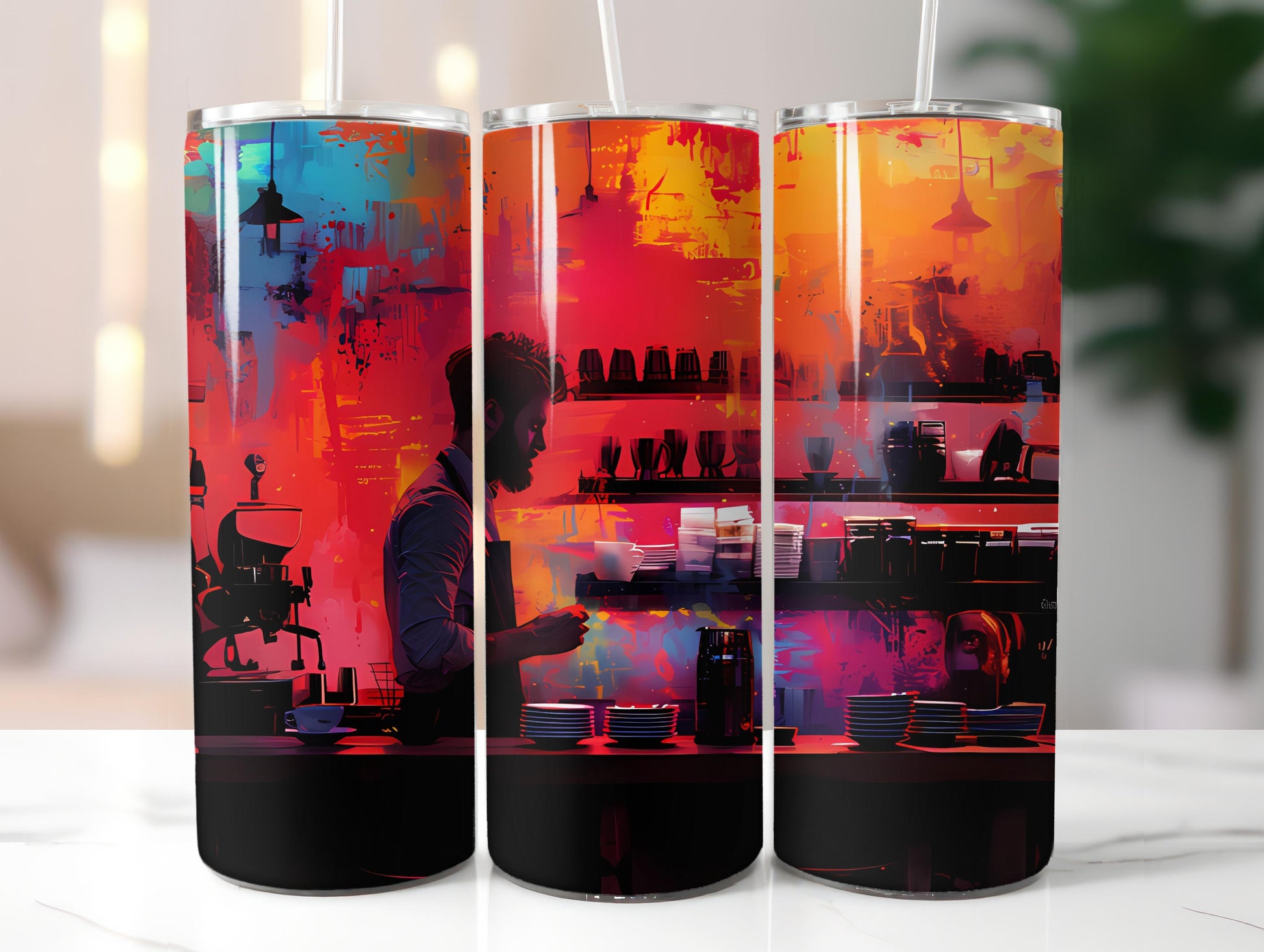 Barista Profession 4 Tumbler Wrap - CraftNest - Digital Crafting and Art