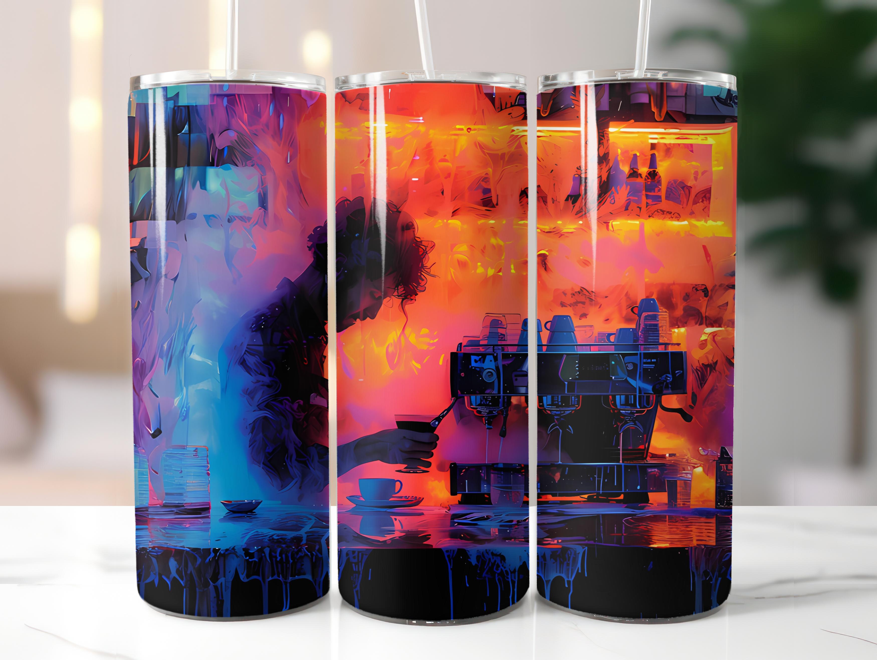 Barista Profession 4 Tumbler Wrap - CraftNest - Digital Crafting and Art