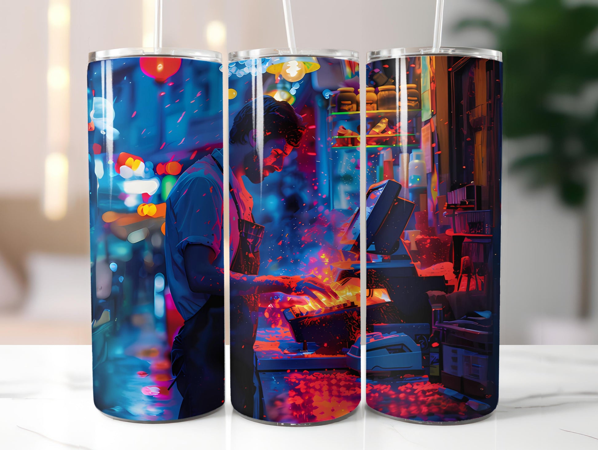 Barista Profession 3 Tumbler Wrap - CraftNest - Digital Crafting and Art