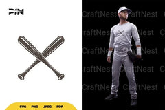Baseball Bats SVG Bundle - CraftNest - Digital Crafting and Art
