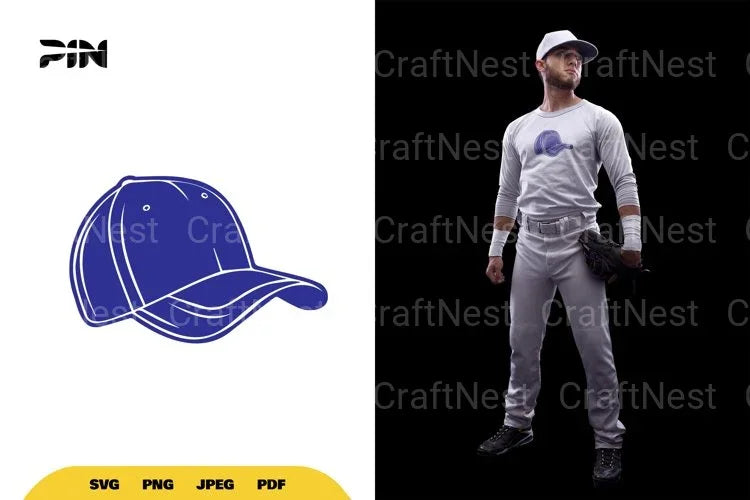Baseball Hat SVG Bundle - CraftNest - Digital Crafting and Art
