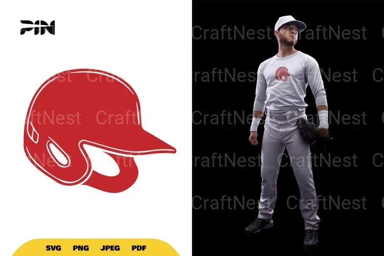 Baseball Helmet SVG Bundle - CraftNest - Digital Crafting and Art