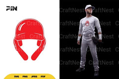 Baseball Helmet SVG Bundle - CraftNest - Digital Crafting and Art