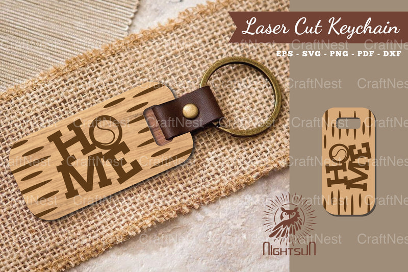 Baseball Home Laser Cut Keychain Clipart Bundle - CraftNest - Digital Crafting and Art