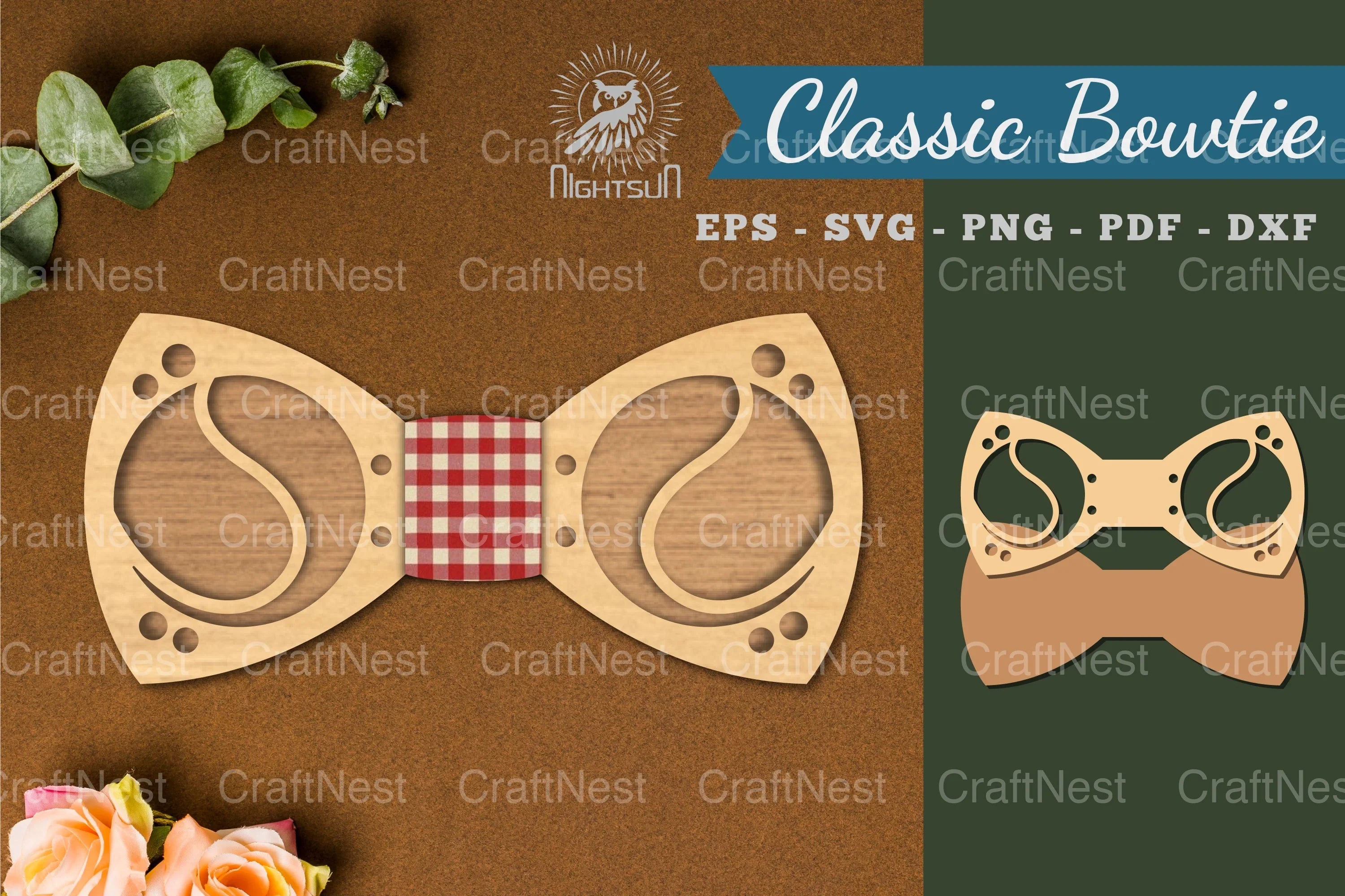 Baseball Laser Cut Bowtie Clipart Bundle - CraftNest - Digital Crafting and Art
