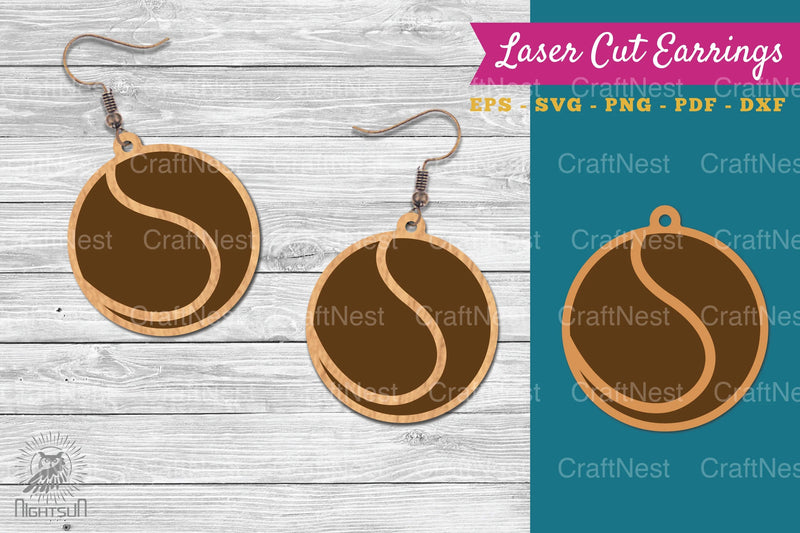 Baseball Laser Cut Earrings SVG Bundle - CraftNest - Digital Crafting and Art