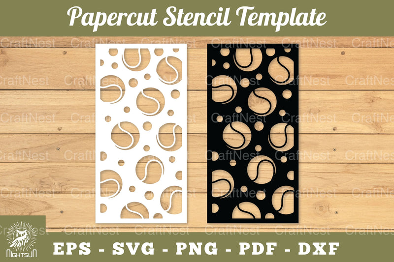 Baseball Papercut Stencil Template Bundle - CraftNest - Digital Crafting and Art