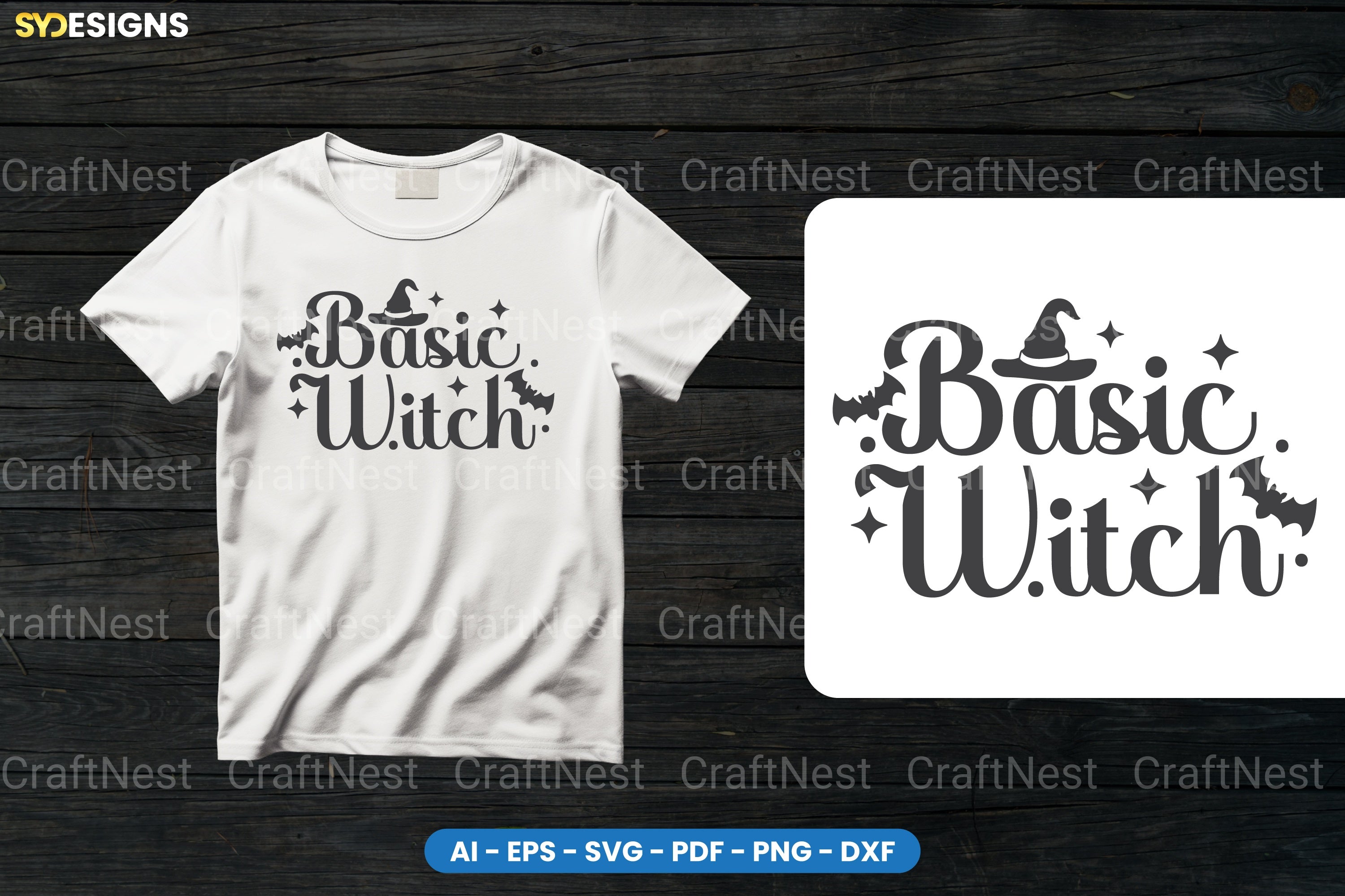 Basic Witch SVG Clipart Bundle