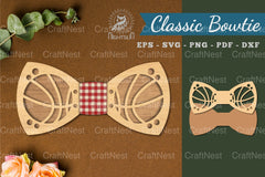 Basketball Laser Cut Bowtie Clipart Bundle - CraftNest - Digital Crafting and Art