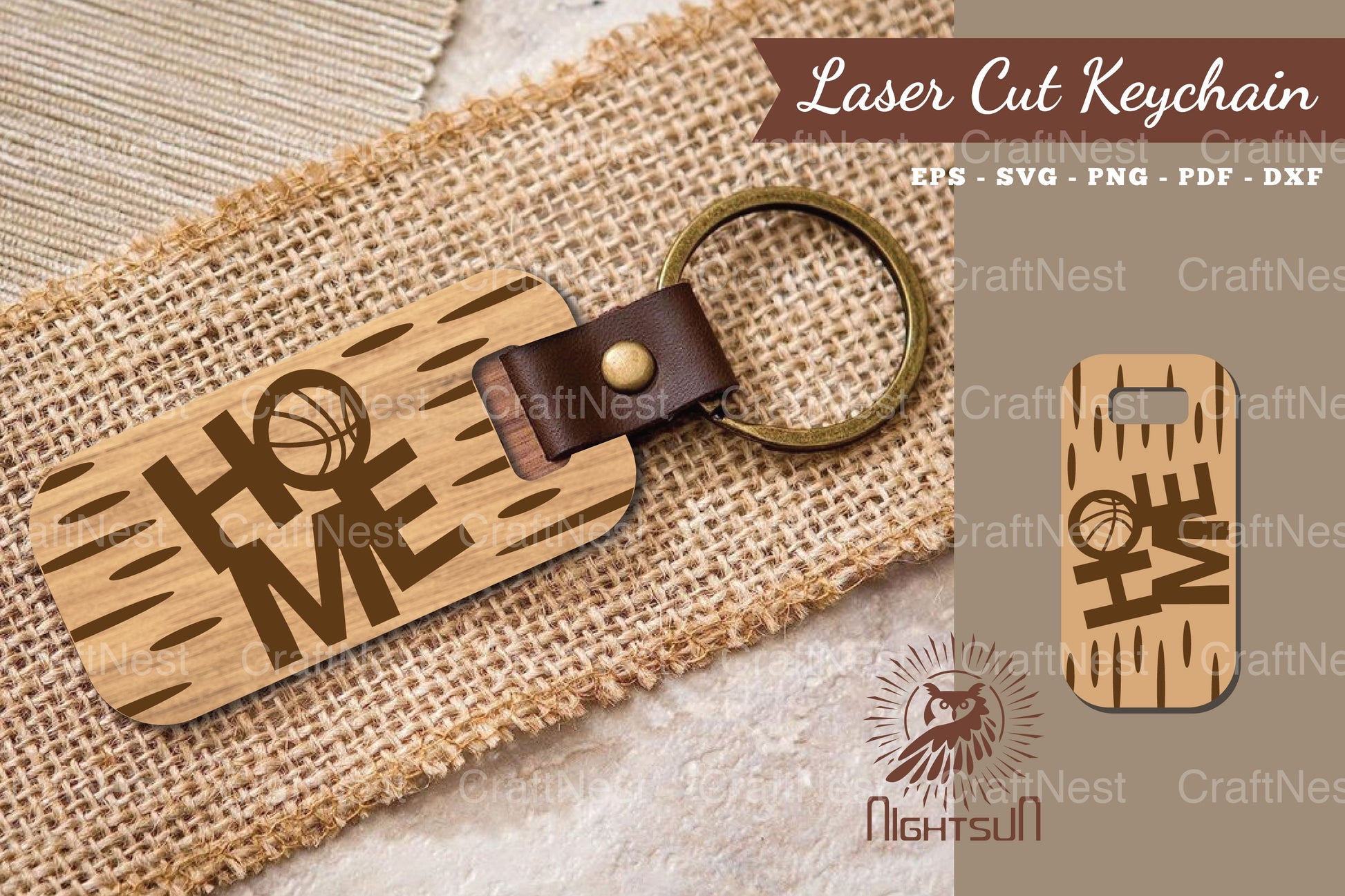 Basketball Home Laser Cut Keychain Design Bundle - CraftNest - Digital Crafting and Art