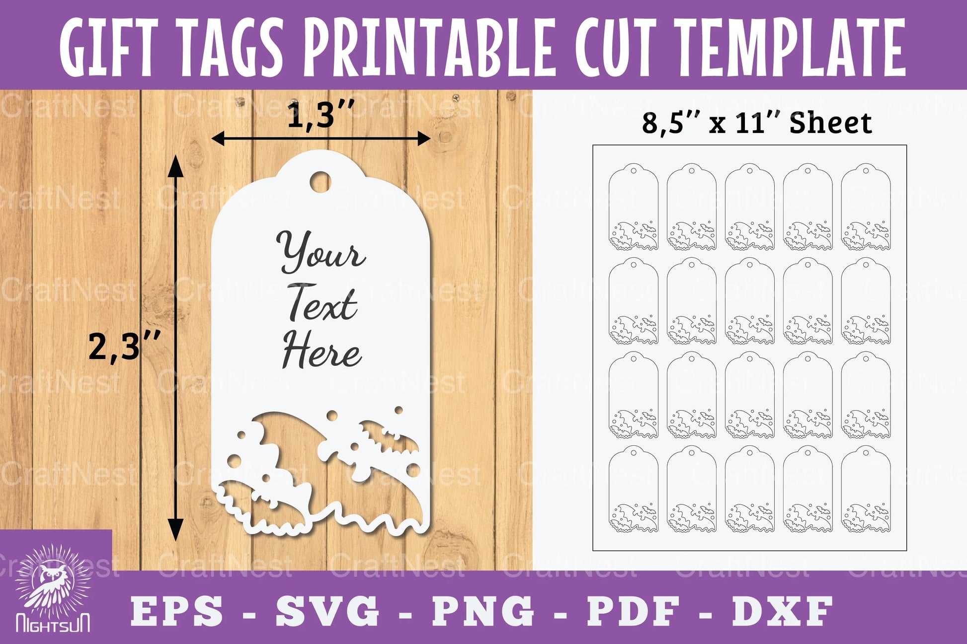 Printable Bat Gift Tags Clipart Bundle - CraftNest - Digital Crafting and Art