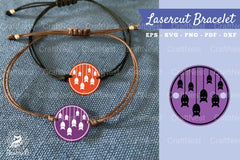 Bat Laser Cut Bracelet SVG Design Bundle - CraftNest - Digital Crafting and Art