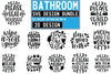 Bathroom Design SVG Bundle 1