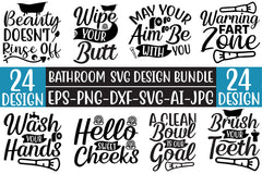 Bathroom SVG Bundle 3 - CraftNest - Digital Crafting and Art