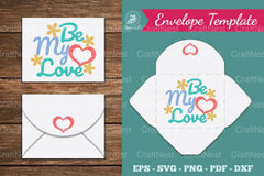 Be My Love Envelope Template Clipart Bundle - CraftNest - Digital Crafting and Art