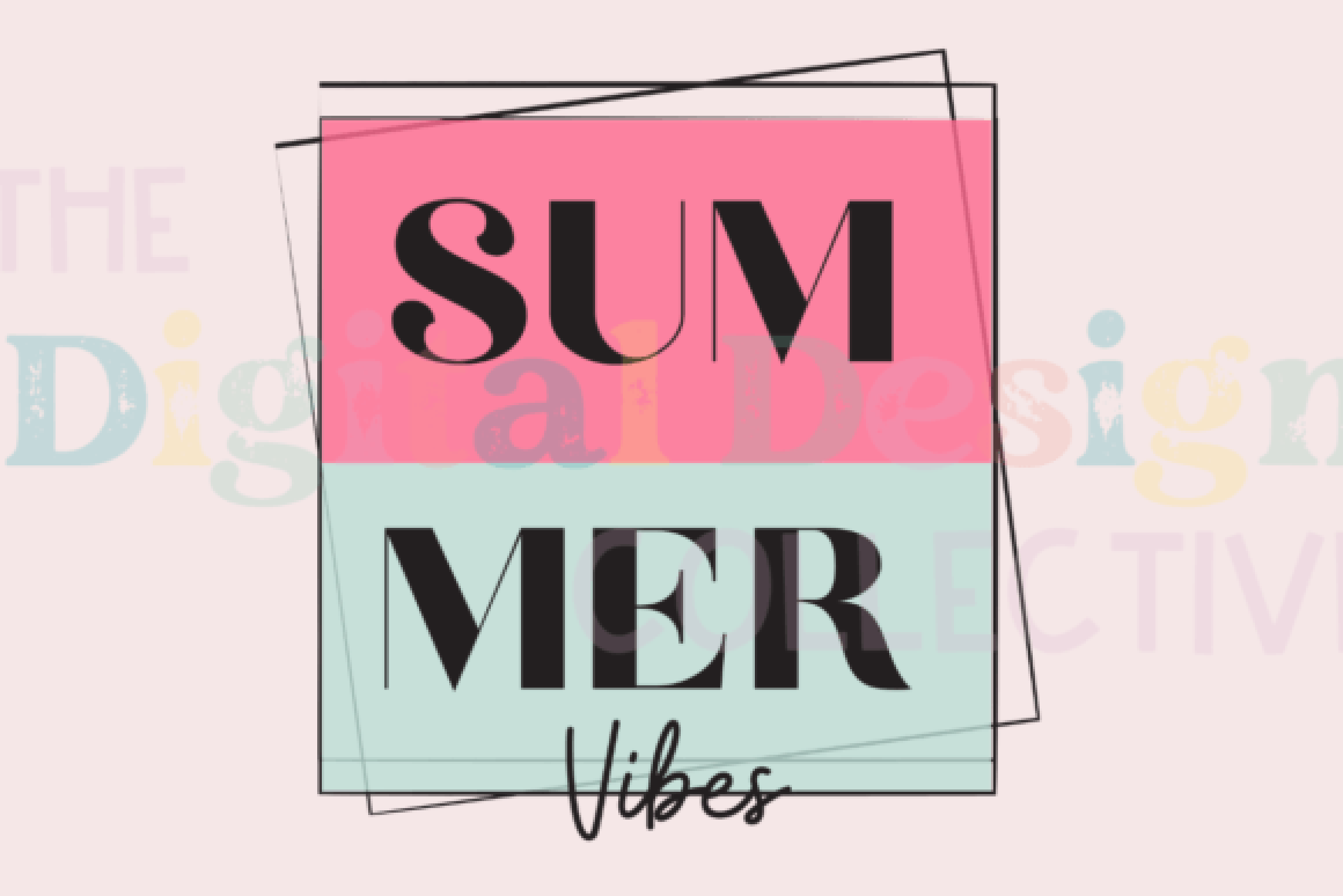 Summer Vibes Beach Clipart Bundle