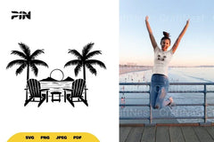 Beach Silhouette SVG Bundle - CraftNest - Digital Crafting and Art