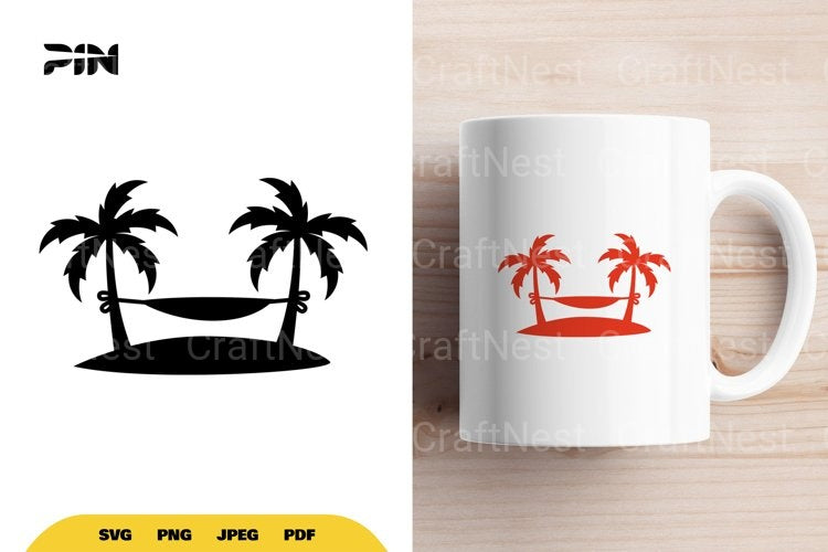 Beach Silhouette SVG Bundle - CraftNest - Digital Crafting and Art