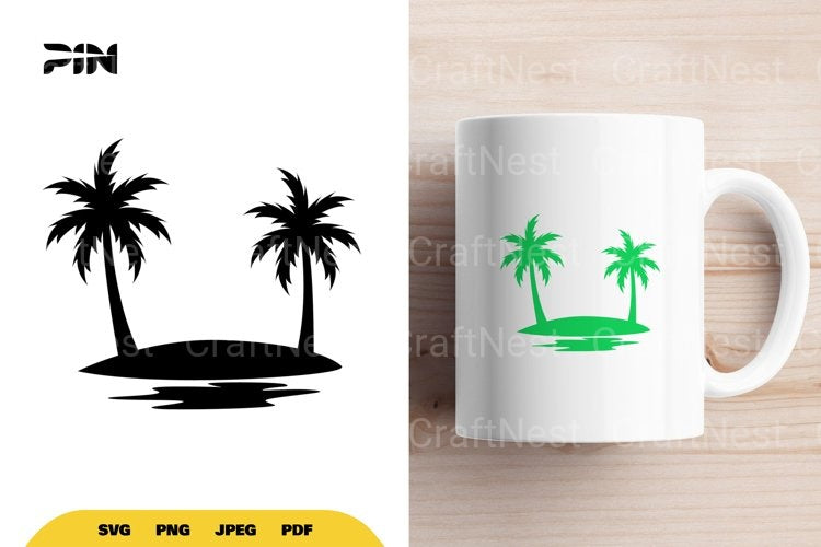 Beach Silhouette SVG Bundle - CraftNest - Digital Crafting and Art
