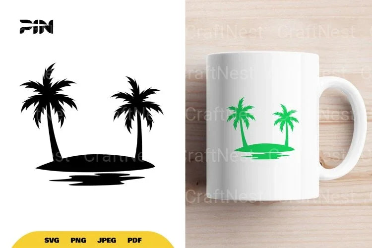 Beach Silhouette SVG Bundle - CraftNest - Digital Crafting and Art